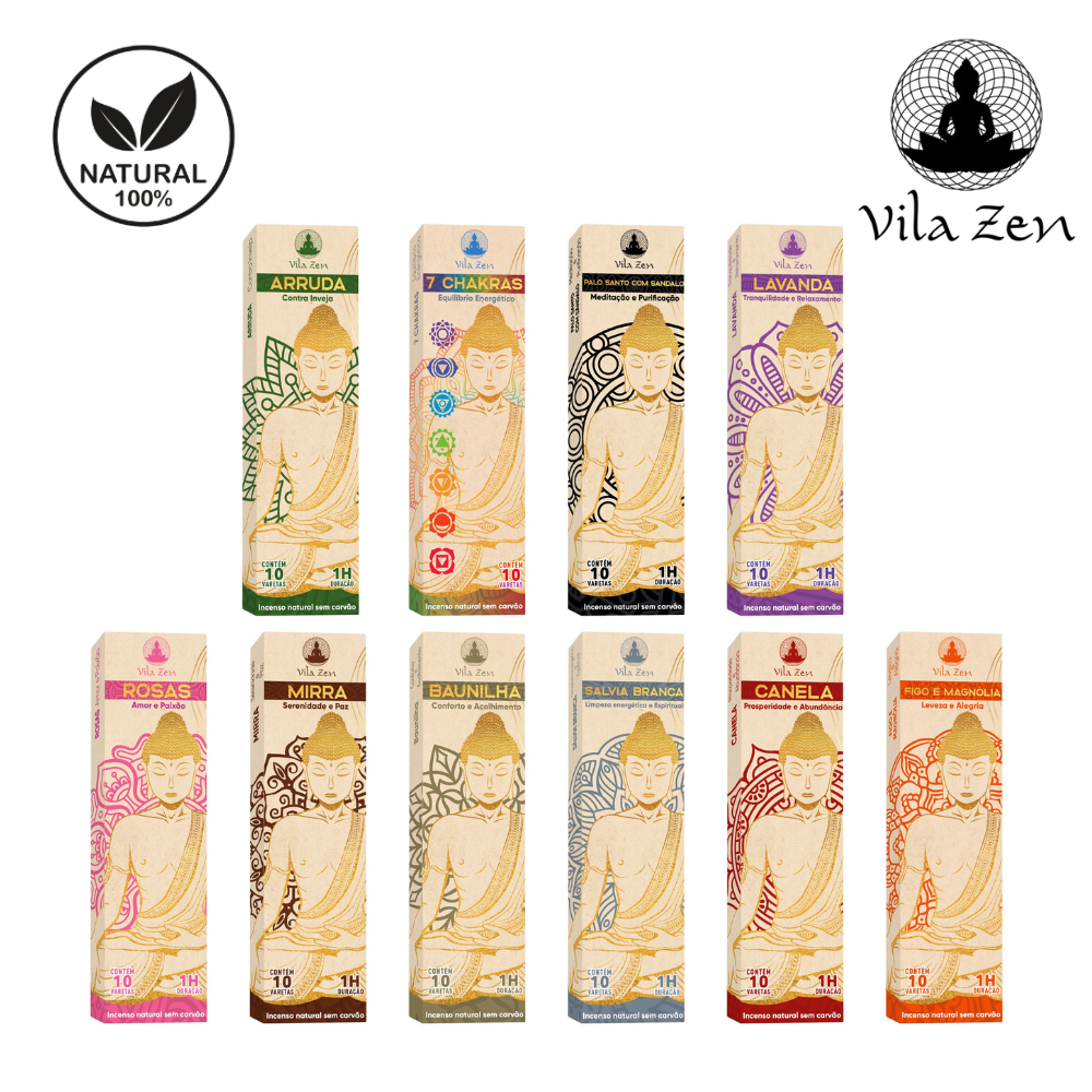 Imagem Incenso 100% Natural - Vila Zen