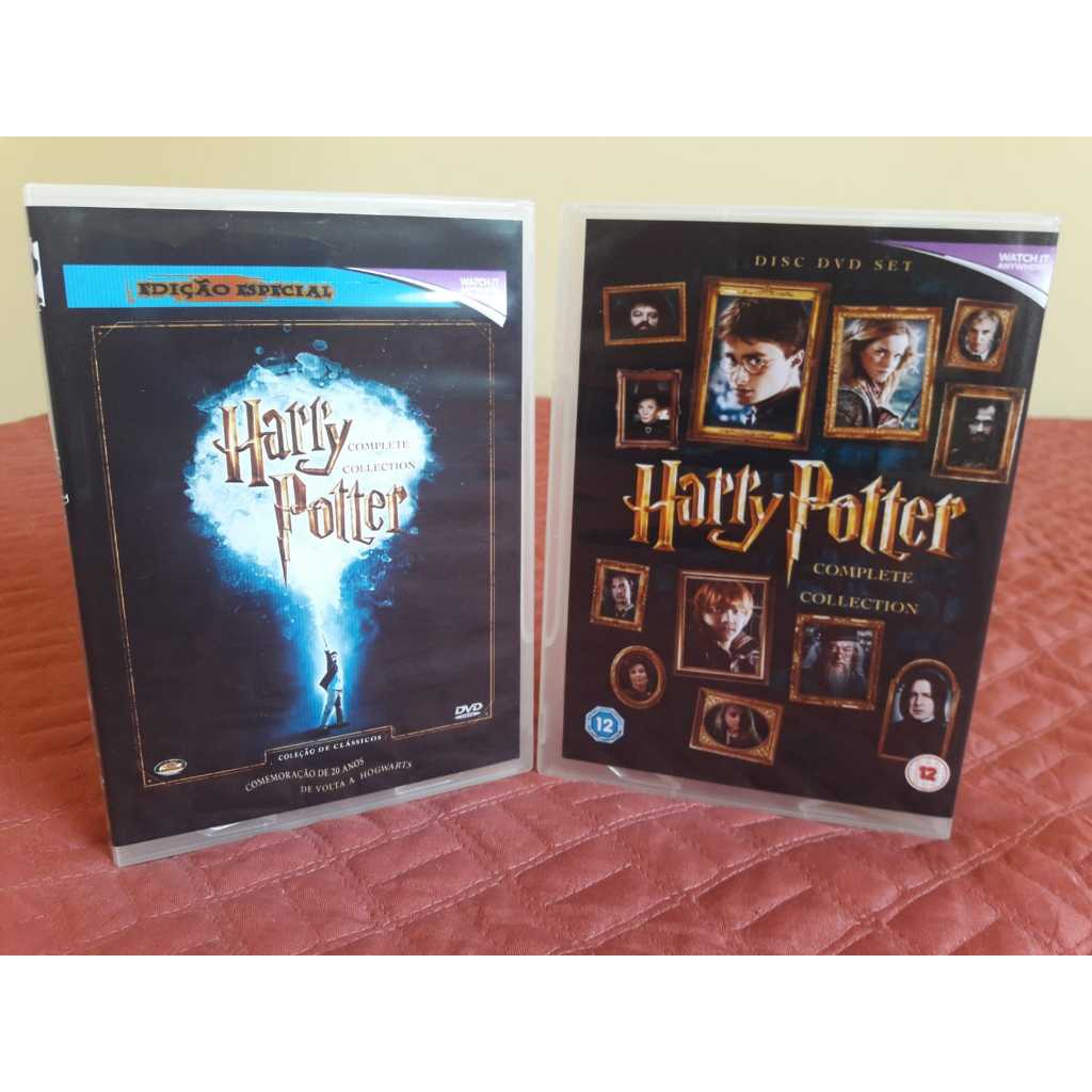 Dvd Coleção Harry Potter - Completa - Raridade - (9dvds)