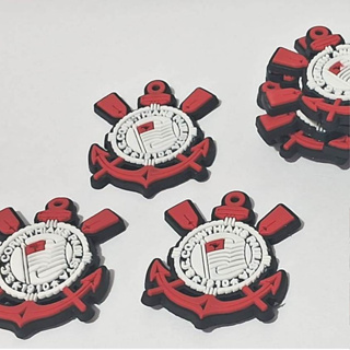 Aplique Corinthians Emborrachados 3cm Pct 6 Unidades em Oferta na Shopee