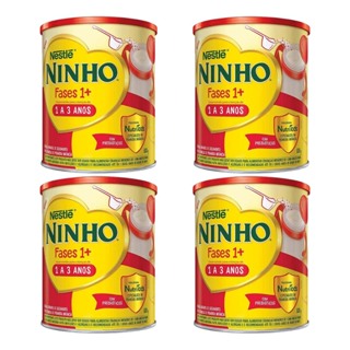 Kit 4 unidades - Composto Lácteo Nestlé Ninho Fases 1+ 800g em Oferta na Shopee