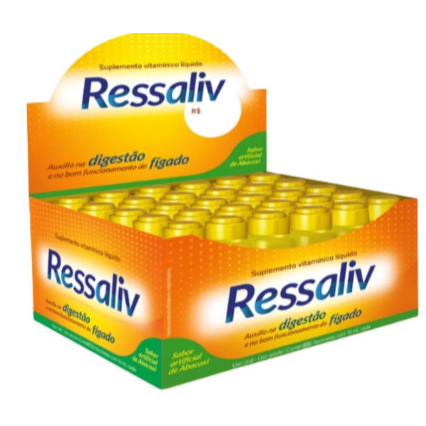 Ressaliv Cimed Sabor Abacaxi com 48 Flaconetes 10ml (mesmo do epocler)