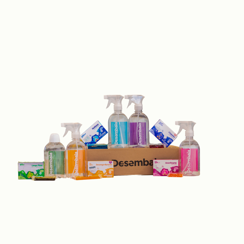 Kit Basiquinho Desembala - Produtos para a limpeza da casa toda