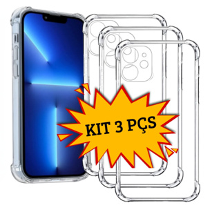 Capa Capinha Silicone Transparente Antichoque iPhone 13 IPhone XR 11 12 13 14 15 16 17 Todos Modelos em Oferta na Shopee