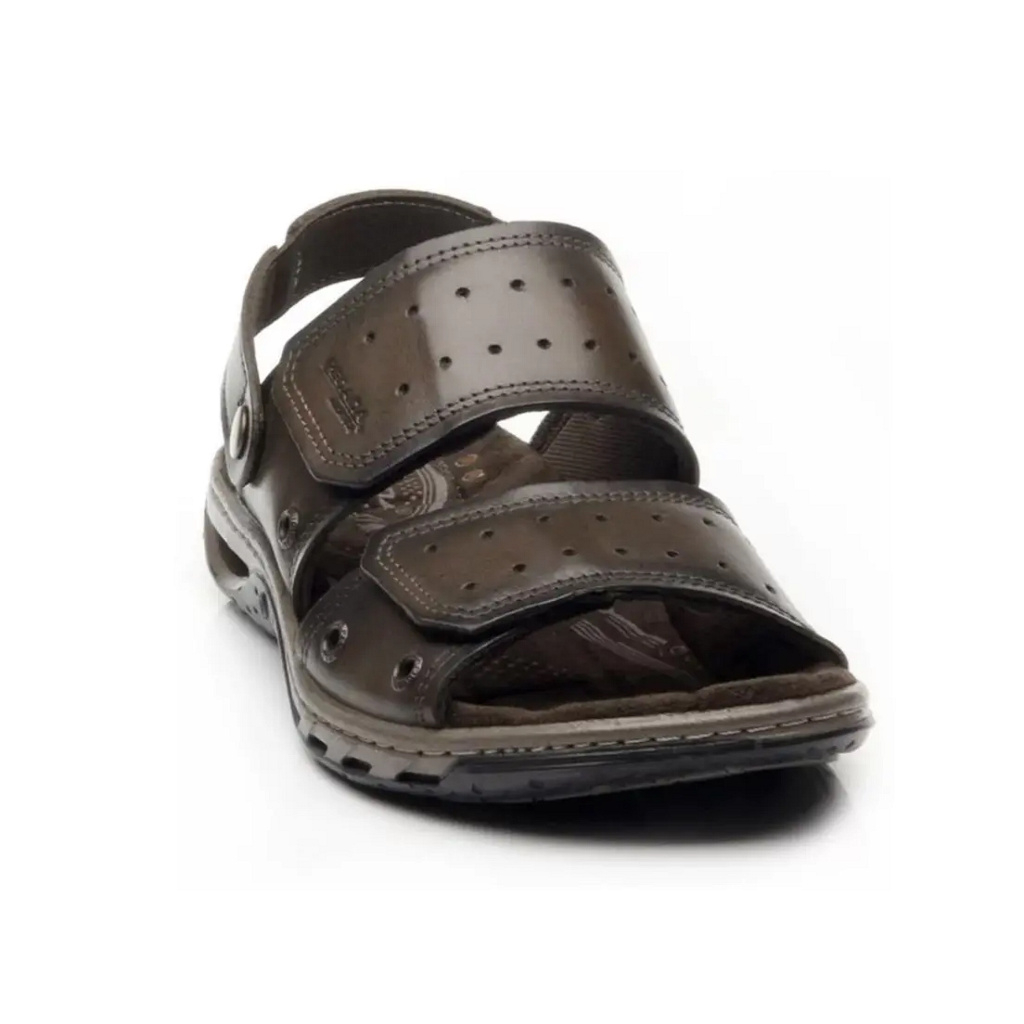 Sandália/Chinelo Pegada Couro 131668 Tira Ajuste Cravo