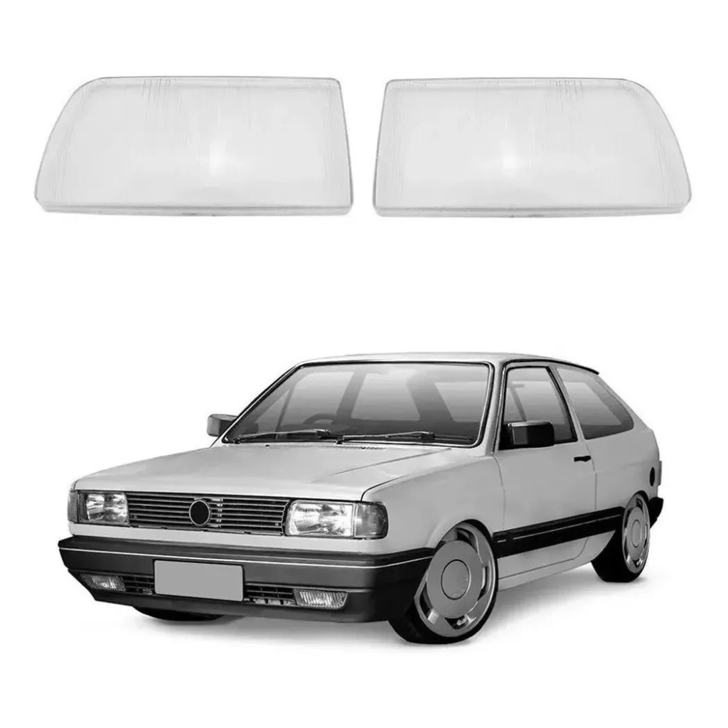Par Lente Farol Gol Quadrado 91 92 93 Gol 1000 95 96 Vidro