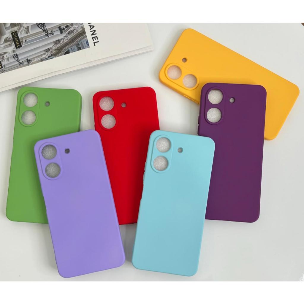 Capa Capinha Compatível Para Redmi 13C / Poco C65 Silicone Aveludado Pelicula Case