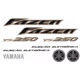 Kit Jogo Faixa Adesiva Yamaha Fazer 250 Ys 2007 Vermelha em Oferta na Shopee