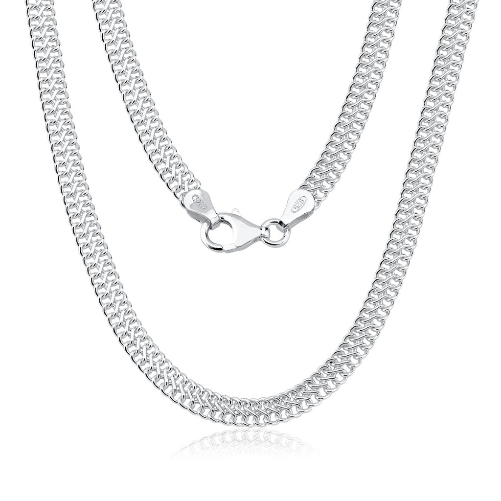 Corrente Feminina de Prata 925 Lacraia com 4.4mm em Oferta na Shopee