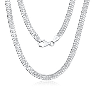 Corrente Feminina de Prata 925 Lacraia com 4.4mm em Oferta na Shopee