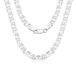 Corrente Masculina de Prata 925 Piastrine 70cm com 5mm em Oferta na Shopee