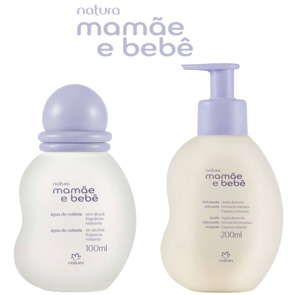 Colônia Relaxante Mamãe e Bebê + Hidratante