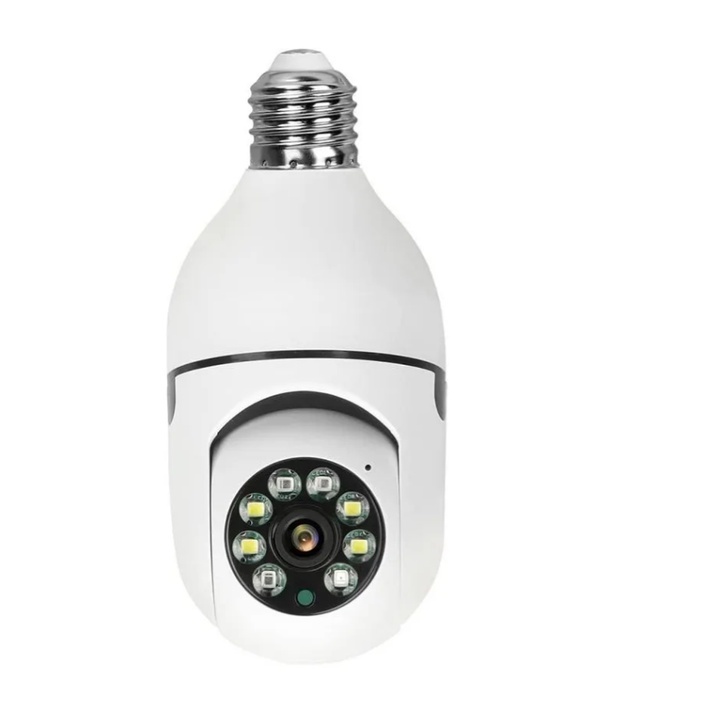 Câmera Ip Lâmpada Smart Wifi Full Hd Visão Noturna Yoosee Y8177