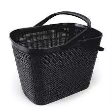 Cesto Organizador Juta Com Alças Rattan de Plástico Resistente Capacidade 5,6 Litros Nitron