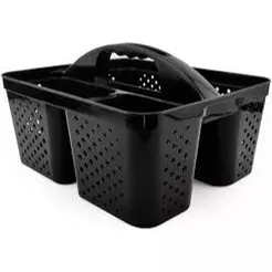 Cesto Organizador Multiuso Transporta Tudo Branco Preto 284/P NITRON