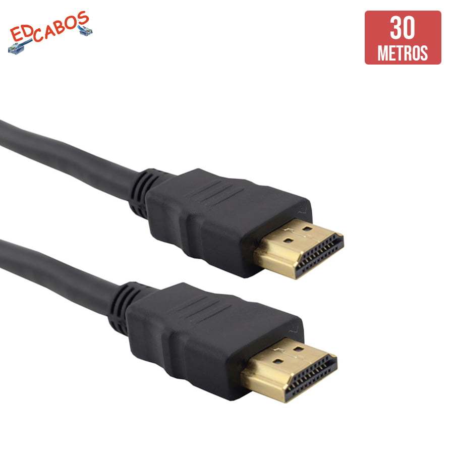 Cabo HDMI 30 Metros Blindado Full HD 1080P