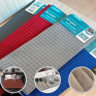 Aparador de Louça Escorredor Absorção P/ Bancada de Cozinha em Microfibra Não Risca em Oferta na Shopee