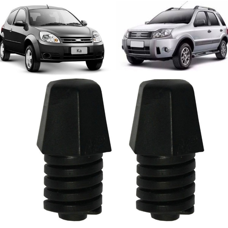 Par Batente Rosca Porta Malas Ford Ka Todos Ecosport 08/...
