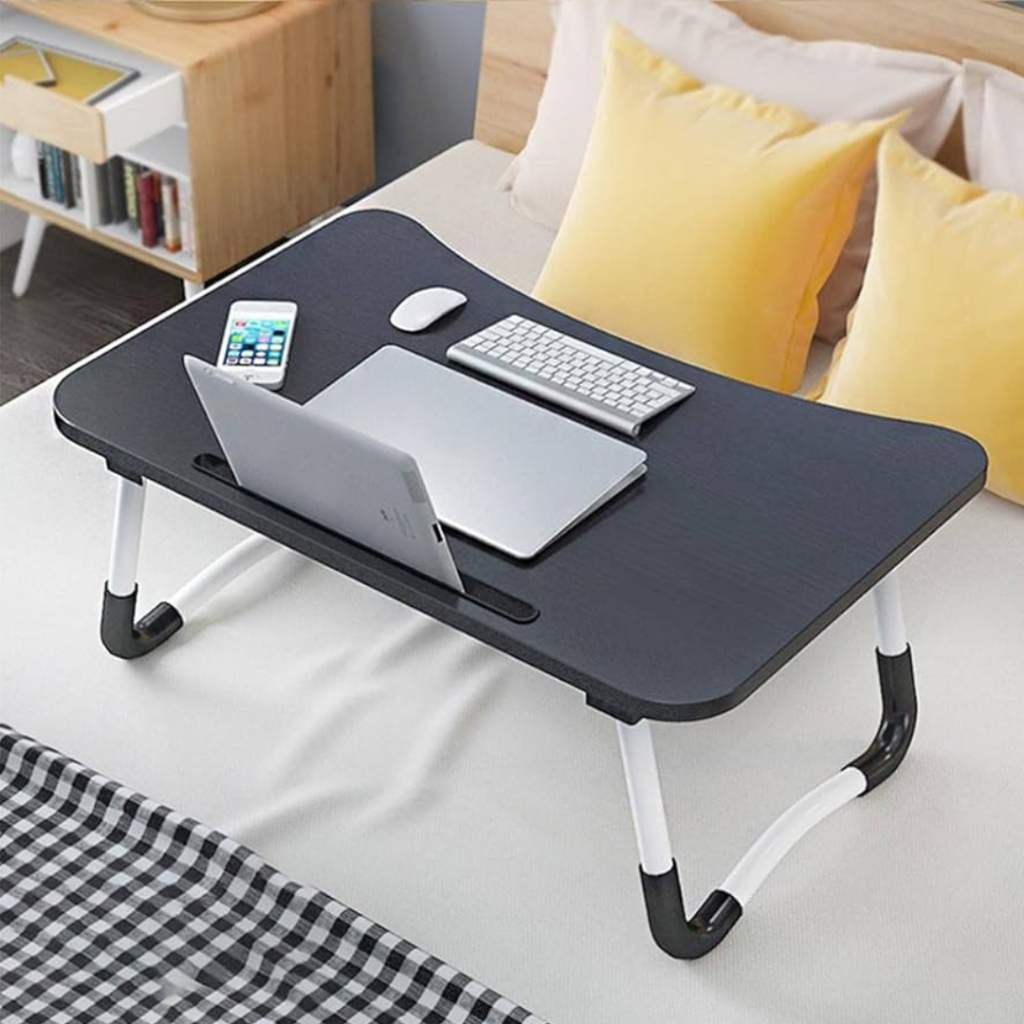 Mesa Dobrável Portátil 47,5cm x 29,5cm P/ Notebook Home Office Cama Refeição MIMI