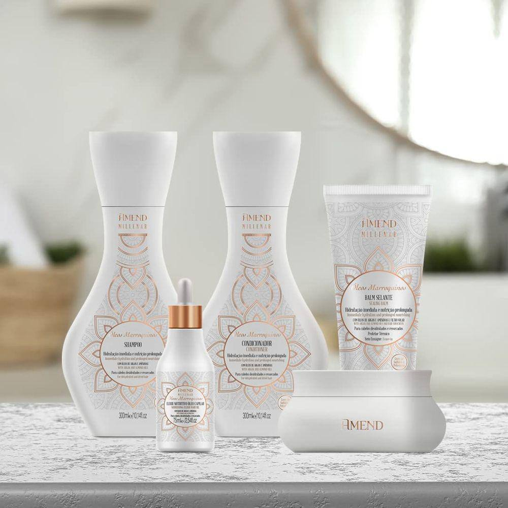 AMEND HAIR BUTTER MILLENAR ÓLEOS MARROQUINOS MÁSCARA 300G · foto 2