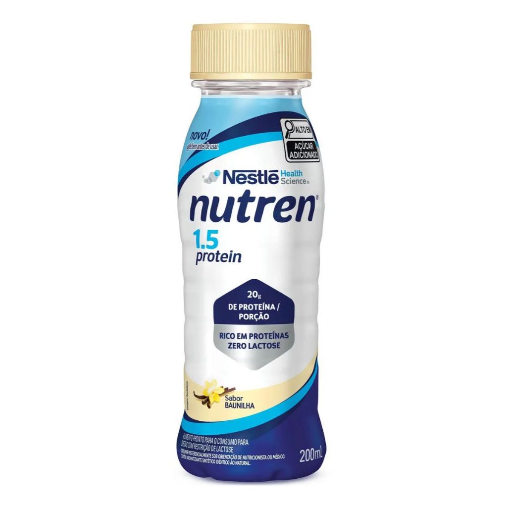 Nutren Protein Frasco 1.5 Nestlé Original 200ml Alta Energia