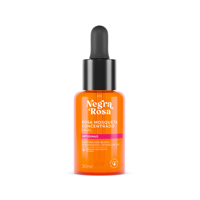 Rosa Mosqueta Concentrado Facial Antissinais Negra Rosa
