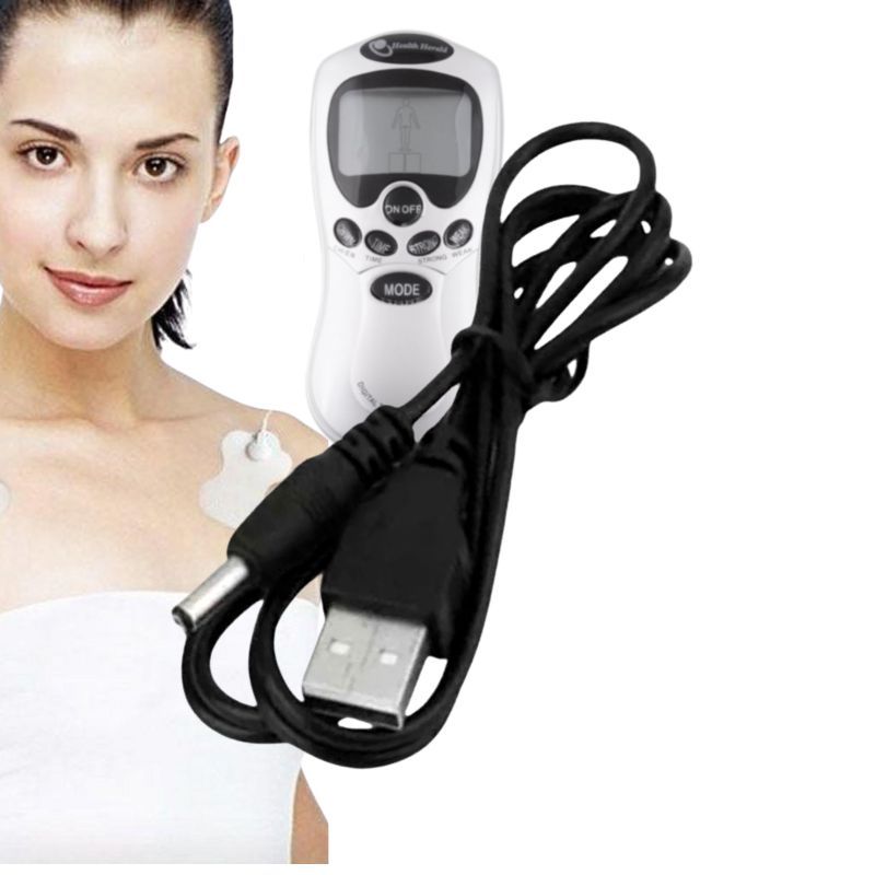 Cabo USB para Aparelho de Fisioterapia Health Herald Tens Fes ( Digital Therapy Machine) em Oferta na Shopee