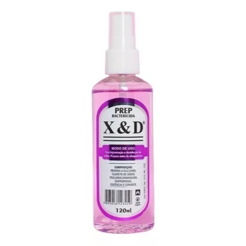 Prep Xed Spray Bactericida Para Cuidados De Unha Cor Rosa