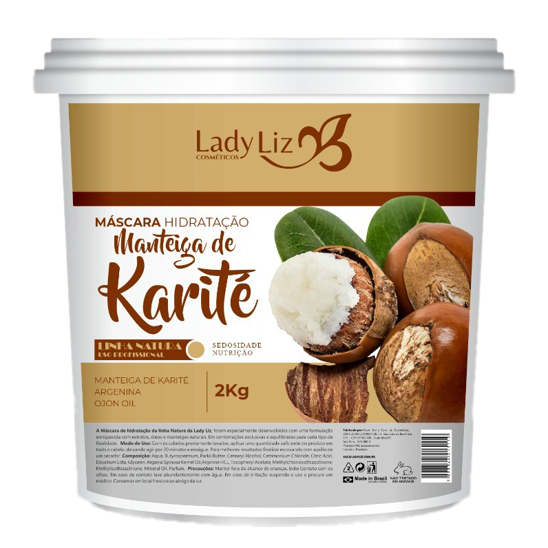 Máscara de Hidratação Karite Lady Liz 2kg em Oferta na Shopee