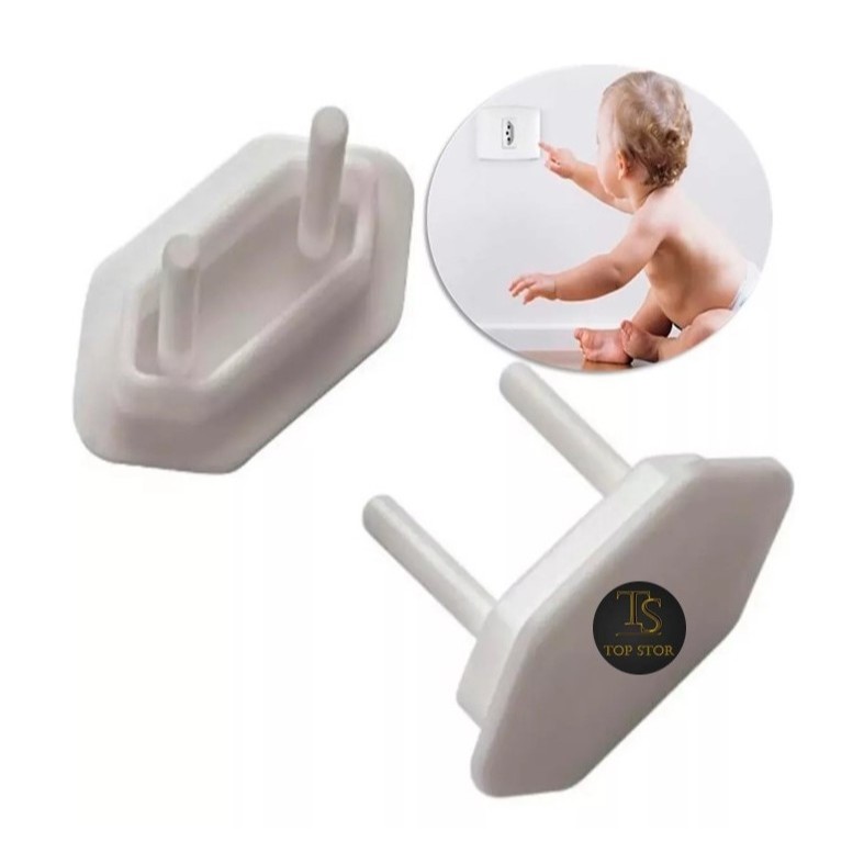 1 Tampas Protetores De Tomada Contra Choque Segurança Para Criança e  Bebe