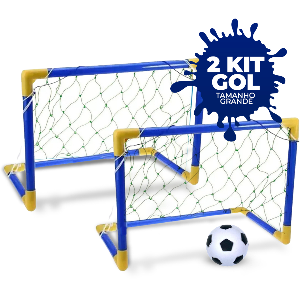 Kit Futebol Golzinho Mini Trave Rede e Bola brinquedo para menino