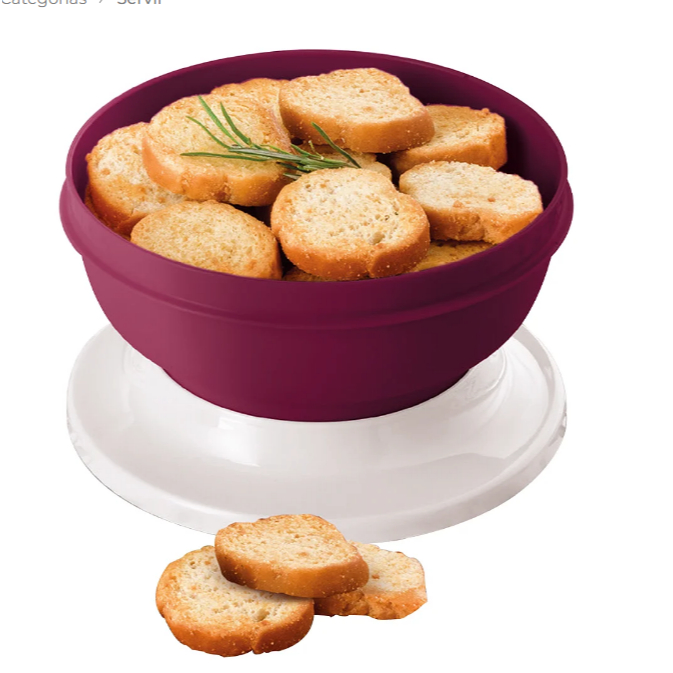 Tupperware Tigela Redonda Actualité 650ml Cor Marsala
