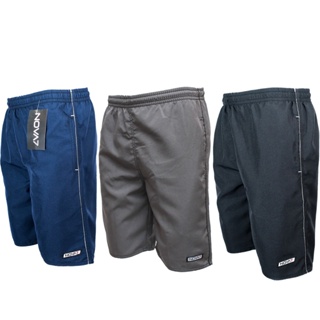 Kit 3 Bermudas Masculinas Tactel Leve Macio 3 Bolso Elástico Cordão Comprido Listras Academia Calção em Oferta na Shopee