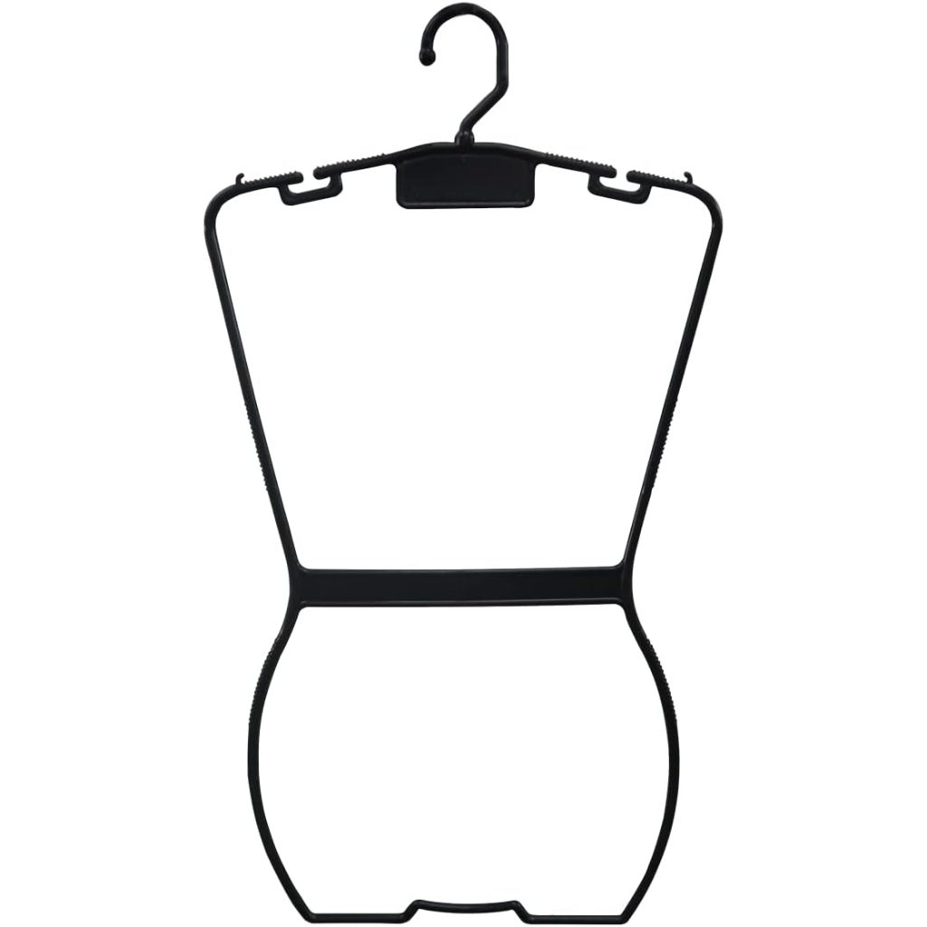 Cabide Silhueta preto Adulto fino 20un Corpinho Expositor Organizador Roupas em Oferta na Shopee