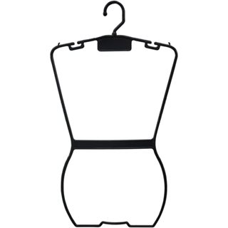 Cabide Silhueta preto Adulto fino 20un Corpinho Expositor Organizador Roupas em Oferta na Shopee