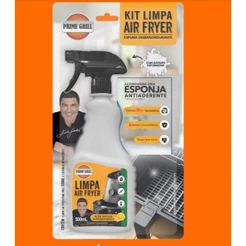 Kit Limpa Air Fryer Desengordurante Prime Grill Edu Guedes