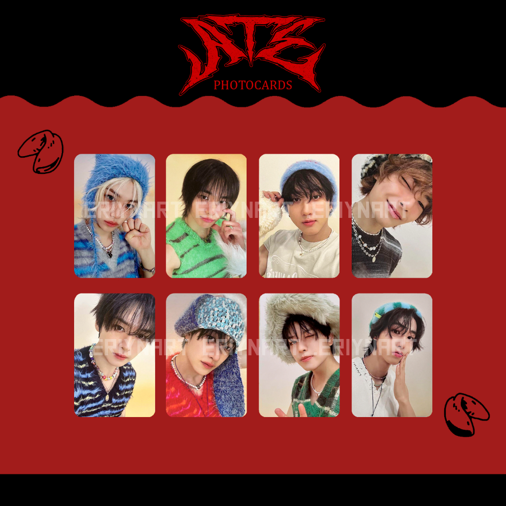 Kit Photocards Stray Kids- ATE Frente e Verso ❘ 10 Versões Para Escolher