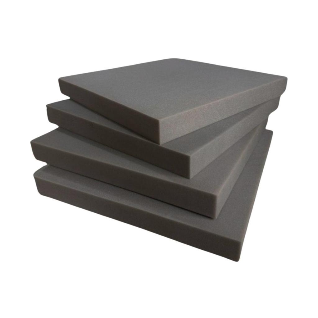 Kit 03 Espuma D45 - 50x50x5cm Para Assento Cadeira Poltrona