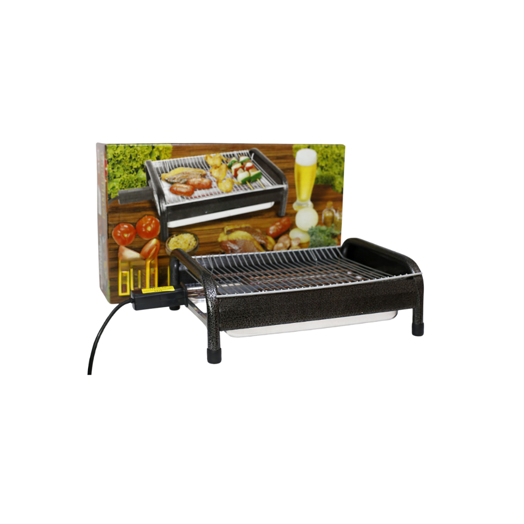 Churrasqueira  Top Elétrica Grill  Portátil de Mesa Compacta RizzoGrill 2 110v/220v 1600W Grill Grelha Preta