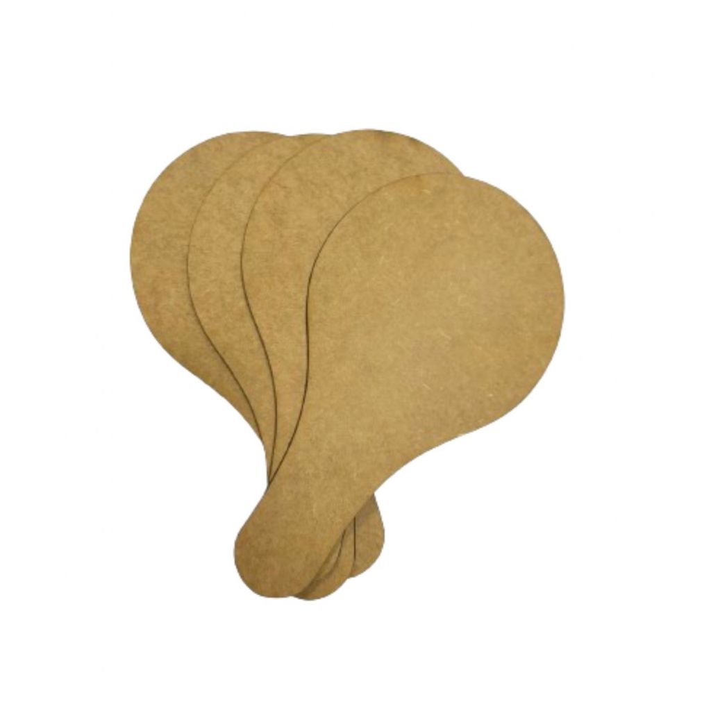 Kit 40 Raquetes Peqnas Modelo Novo MDF CRU 21,5x12cm (20 pares) Lembrancinhas Personalização em Oferta na Shopee