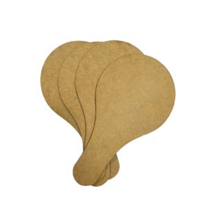 Kit 40 Raquetes Peqnas Modelo Novo MDF CRU 21,5x12cm (20 pares) Lembrancinhas Personalização em Oferta na Shopee