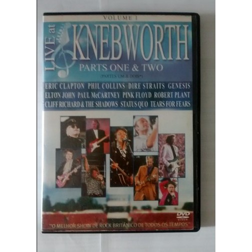 dvd live at knebworth parts one e two