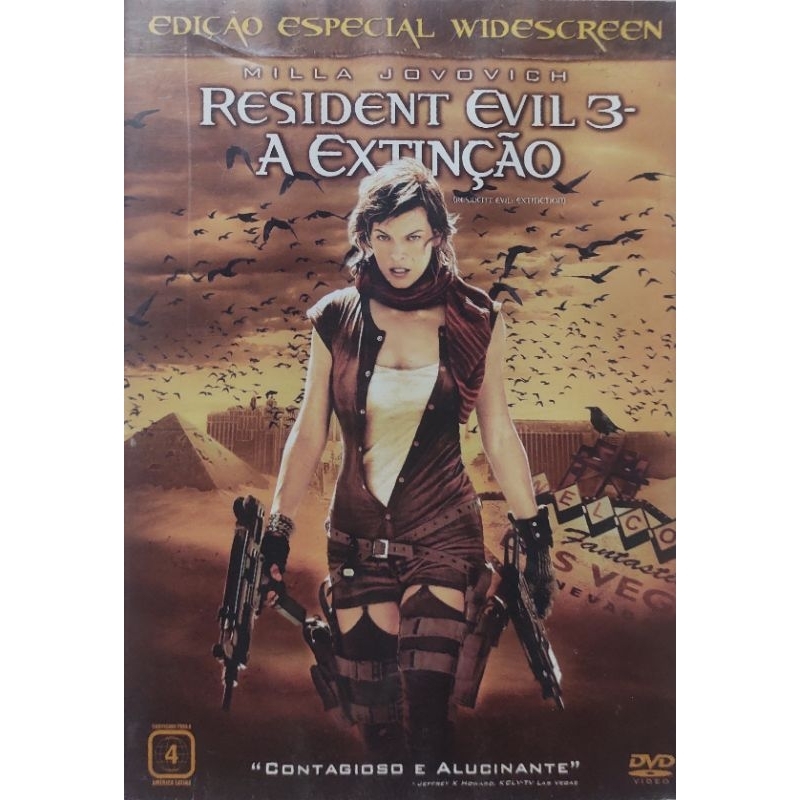 Dvd Resident Evil 3 A Extinção Milla Jovovich