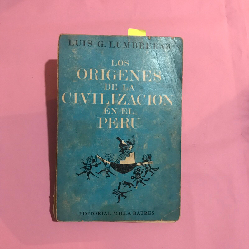 Livro Los Origenes de la Civilización en el Perú (em espanhol) - Luis Lumbreras - Livro Antigo