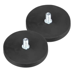 Fixador Magnético Ímã Neodímio 88mm Emborrachado 42kg