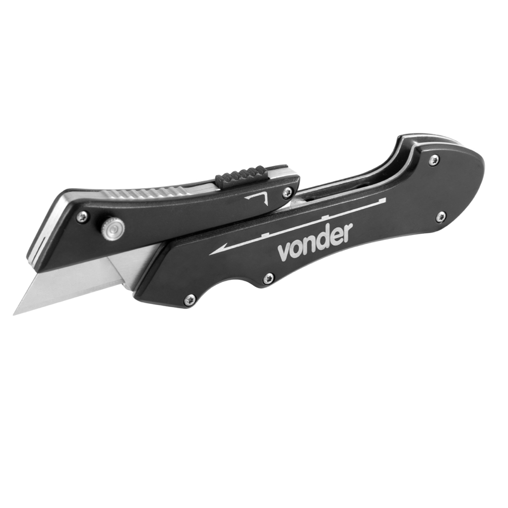 Estilete trapezoidal retrátil (150 mm) dobrável (150 mm) trapezoidal 7" (180 mm) VONDER Tapeçaria