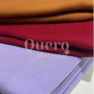 1KG de Retalho de Malha Ribana Canelada (para punho, gola) - 3 metros por KG em Oferta na Shopee