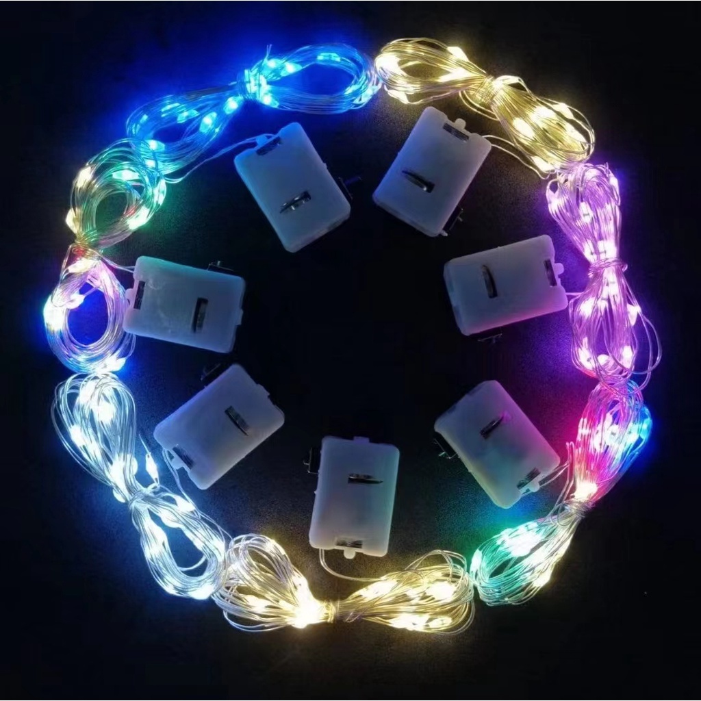 KIT2 2M Luzes De Cordas Natal Fada Led Party Decor Light 7124/7125/7701 em Oferta na Shopee