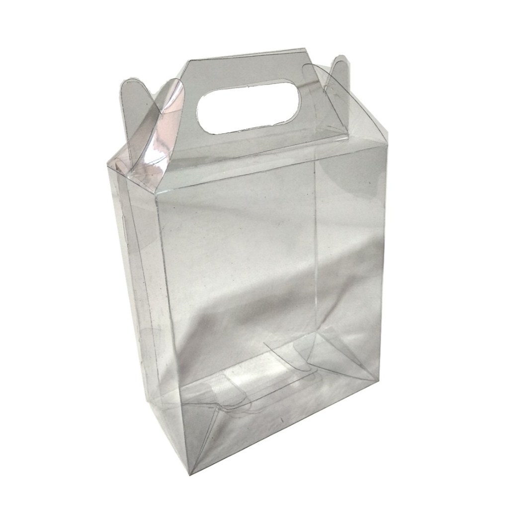 Caixa Maleta para Surpresa em Pet Transparente 12x6x14 - Kits variados