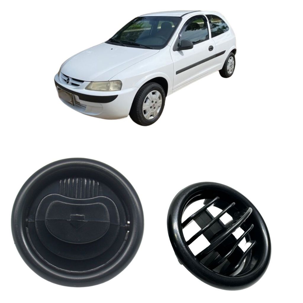 Tela Difusor de Ar Central OU Lateral CELTA 2001 até 2006 - ARO PRETO em Oferta na Shopee