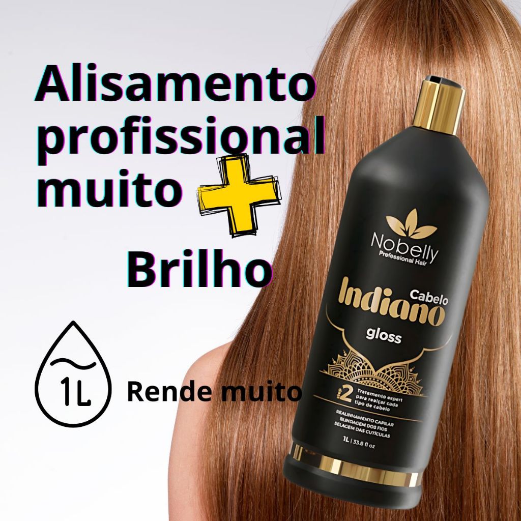 Progressiva Orgânica Sem Formol Cabelo Lambido Liso e Hidratado